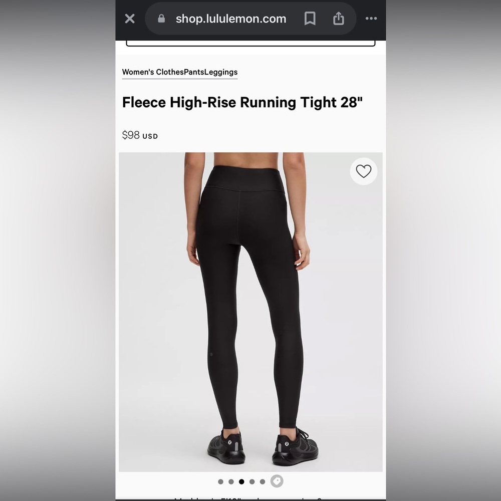 Lulu Lemon Leggings Black